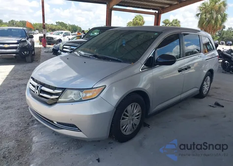 2015 Honda Odyssey Lx z USA, uszkodzony, nr VIN 5FNRL5H21FB039823